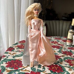 Elegant Pink Gown Doll